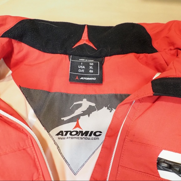 Atomic XL red white black ski snowboard coat - Picture 5 of 11